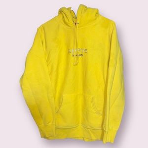 VEUC Supreme Men’s Yellow Hoodie w/ Chrome Logo (L)